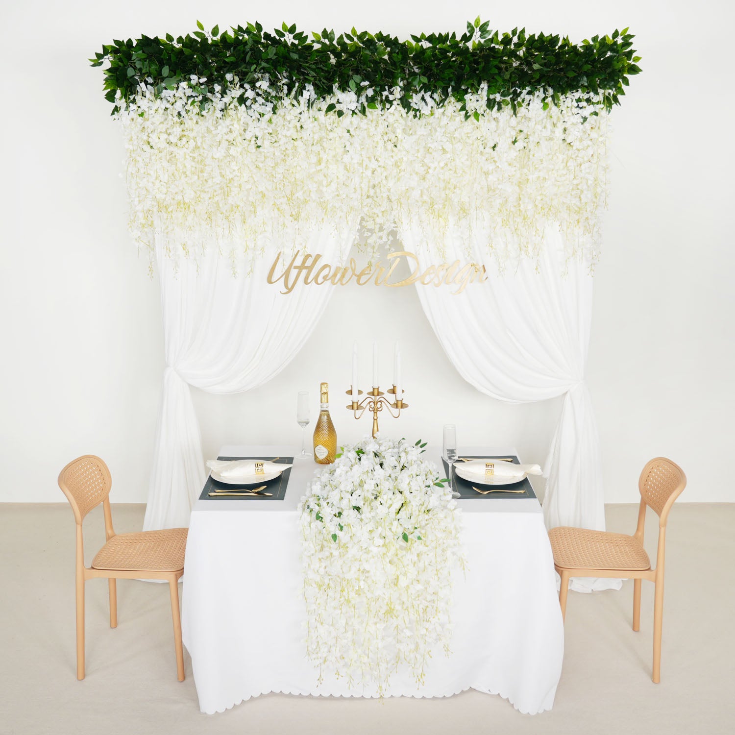Artificial Wisteria Banquet Table Centerpieces Main picture
